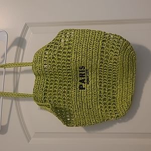 Straw Woven Tote Bag 💚